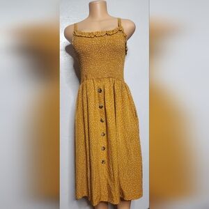 Yellow Polka Dot Sundress